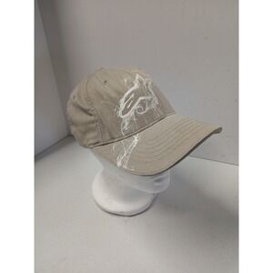 Vintage Alpinestars Flexfit Hat S/M Khaki Y2K Motocross Splatter Print Cap‎